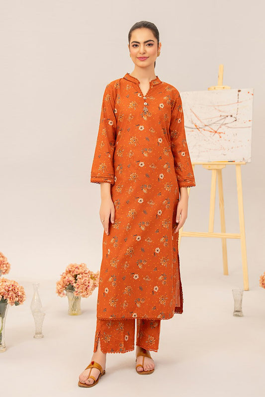 Picture of 2-PC Stitched Embroidered Suit - Available at Raja Sahib