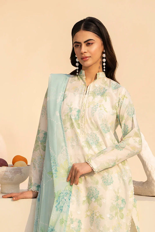 Picture of 3-PC Stitched Embroidered Suit - Available at Raja Sahib