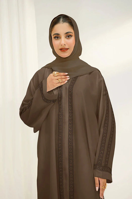Picture of Divinely Crafted - Noor-e-Libaas - Ramlah Abaya - Available at Raja Sahib
