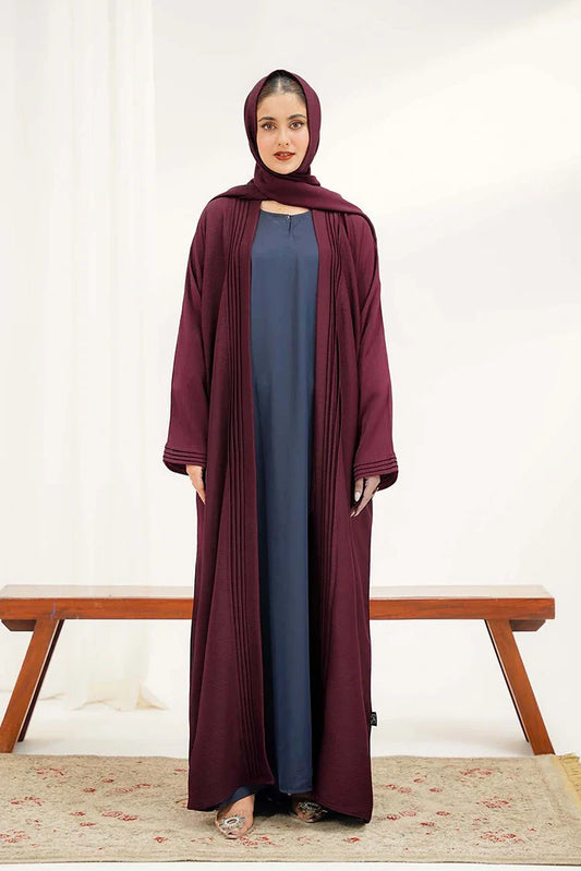 Picture of Divinely Crafted - Noor-e-Libaas - Rumman Abaya - Available at Raja Sahib