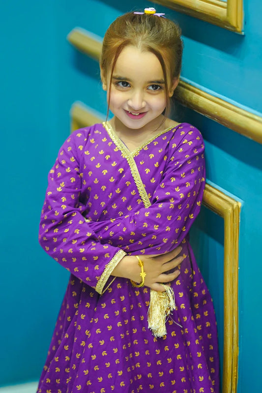 Picture of Modest - Festive Collection - Purple Adorn - Available at Raja Sahib