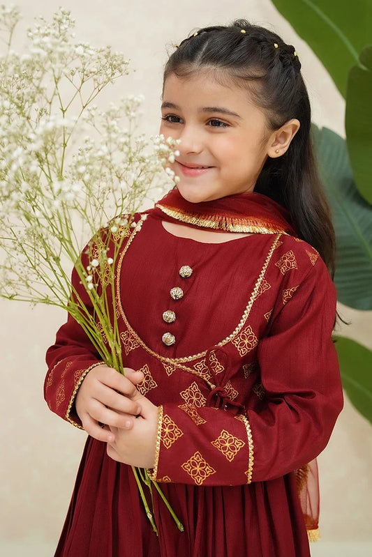 Picture of Modest - Girls 3 Piece Suit - Gulnar - Available at Raja Sahib