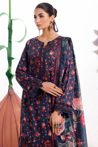 DL 07 Meadow Dahlia Embroidered Lawn Collection