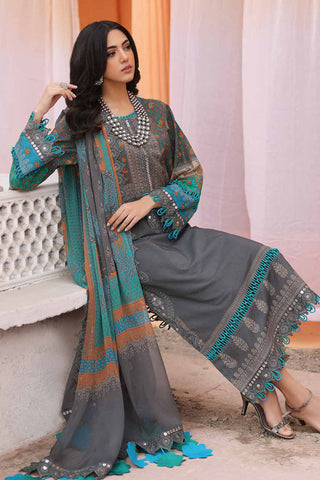 AG4 08 Aghaz e Nou Embroidered Lawn Collection Vol 1