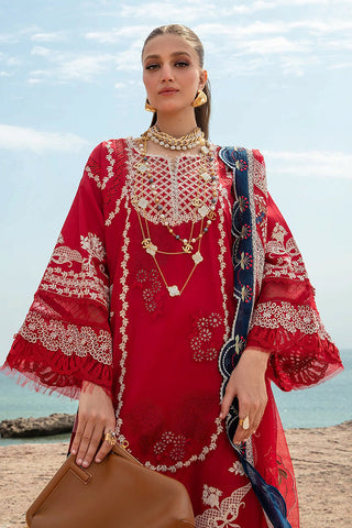 Stars of Fire Flame Red Saira Shakira Luxury Lawn Collection
