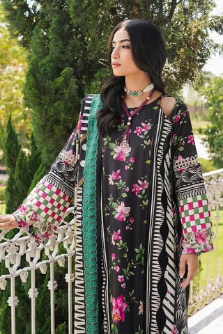 EEP 02A Dark Floral Prints 2024 Printed Lawn Collection