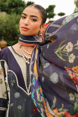 EEP 08B Breeze Together Prints 2024 Printed Lawn Collection