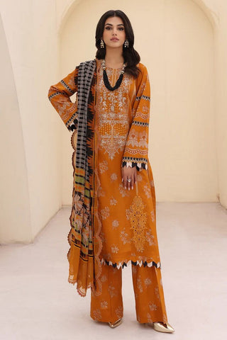 CN4 001 Naranji Embroidered Lawn Collection Vol 1