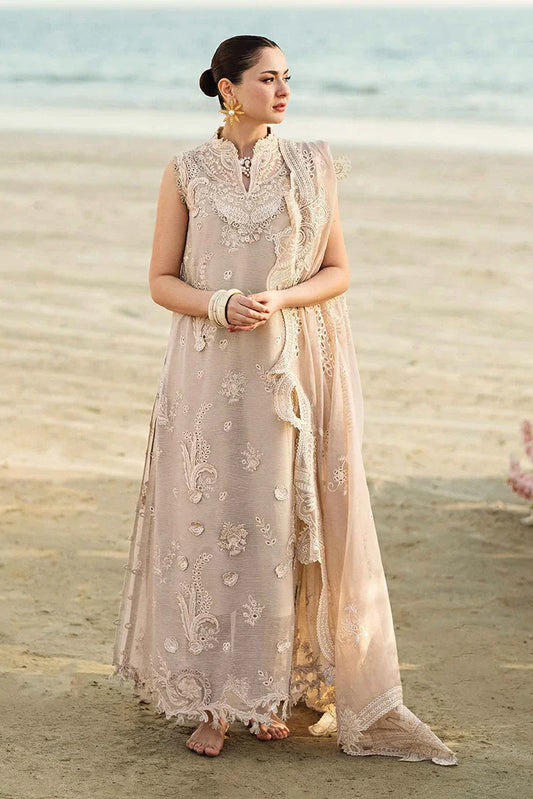 Picture of Qalamkar - Sahil Luxury Embroidered Lawn Collection - FK-01 Sophia - Unstitched - Available at Raja Sahib