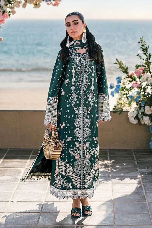 Picture of Qalamkar - Sahil Luxury Embroidered Lawn Collection - FK-13 Eliza - Unstitched - Available at Raja Sahib