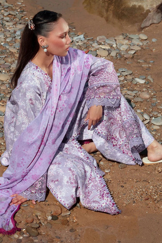 Picture of Afrozeh - Summer Together Lawnkari Collection Vol 3 - 02 Amethyst - Unstitched - Available at Raja Sahib