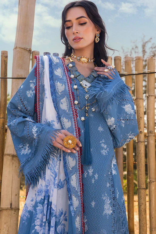 Picture of Saira Shakira - Luxury Lawn Collection - 1A CECIL-A - Unstitched - Available at Raja Sahib