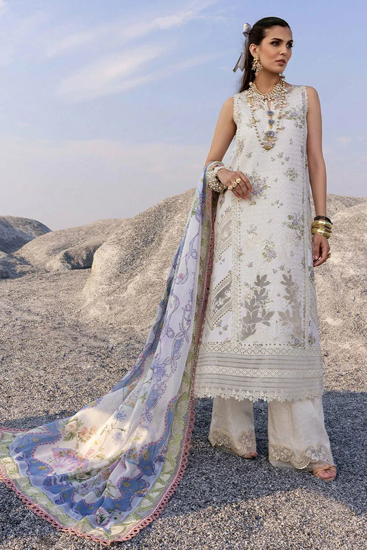 Picture of Saira Shakira - Luxury Lawn Collection - 1B CECIL-B - Unstitched - Available at Raja Sahib