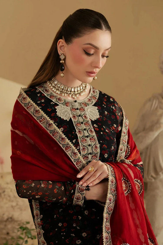 Picture of Nureh - Amaya Embroidered & Printed Chiffon Collection Vol 2 - AM-18 - Unstitched - Available at Raja Sahib