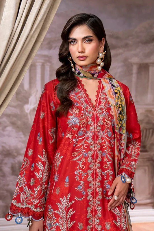 Picture of Roheenaz - Aezel Fall Embroidered Cambric Collection - 7B Lyrah - Unstitched - Available at Raja Sahib