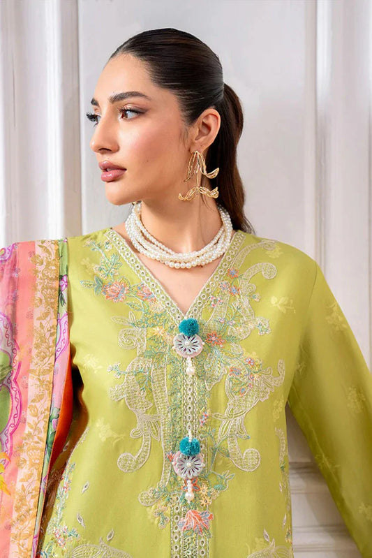 Picture of Roheenaz - Aezel Fall Embroidered Cambric Collection - 8A Arven - Unstitched - Available at Raja Sahib