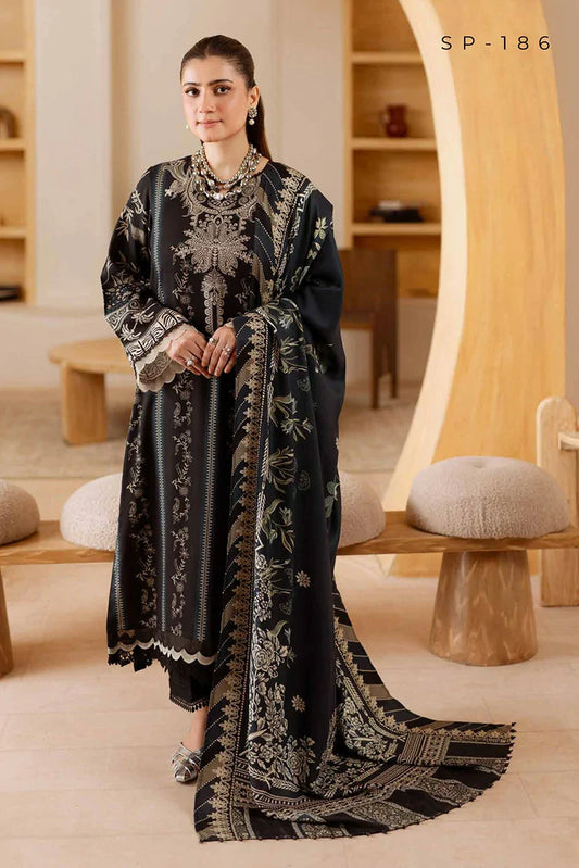 Picture of Nureh - Signature Prints Printed Marina Collecton Vol 3 - SP-186 - Unstitched - Available at Raja Sahib