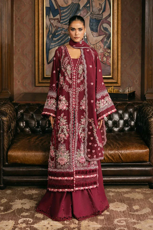 Picture of Elaf - Luxury Winter Collection - EWK-4B CRIMSONELLE - Unstitched - Available at Raja Sahib
