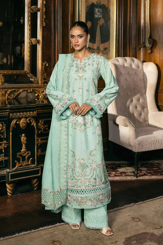 Picture of Elaf - Luxury Winter Collection - EWK-5B FLORAZURE - Unstitched - Available at Raja Sahib