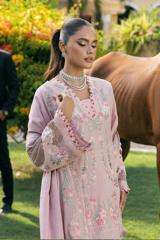 Picture of Elaf - Luxury Winter Collection - EWK-7B HUSHPINK - Unstitched - Available at Raja Sahib