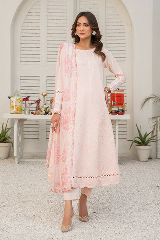 3-PC Stitched Embroidered Suit