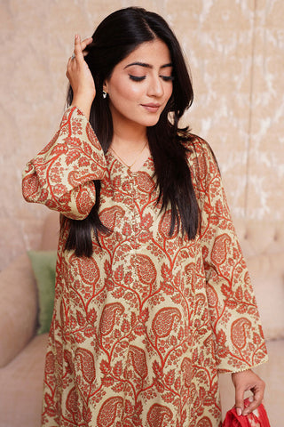 3 Piece - Digital Printed Textured Lawn Suit P1121A