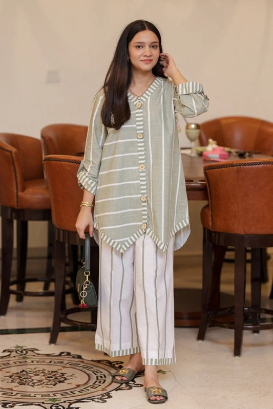 Picture of RJ'S Pret - Knotty & Nice - Stripe Senerity - Available at Raja Sahib