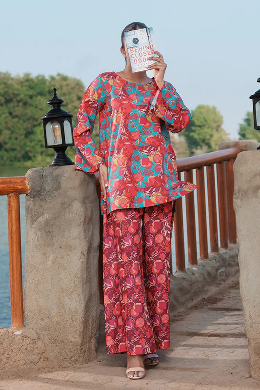 Picture of Tasneem Shamim - Aurora - Crepe - Co-ords - Available at Raja Sahib