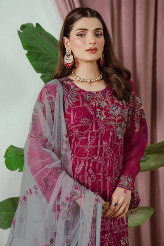 F 2506 Embroidered Chiffon Collection Vol 25