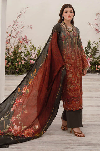 L 1007 Mashaal Embroidered Lawn Collection Vol 10