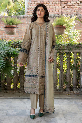 05 WHIMSICAL SAGE Bahaar Embroidered Lawn Collection