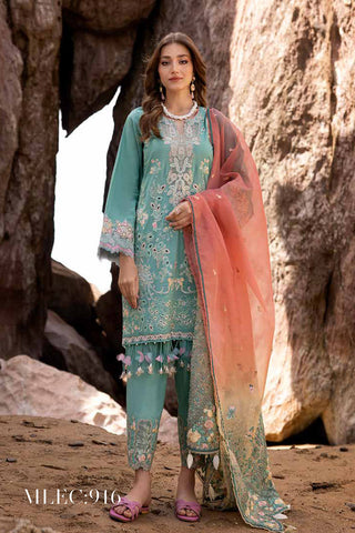 MLEC 916 Luxury Embroidered Lawn Collection