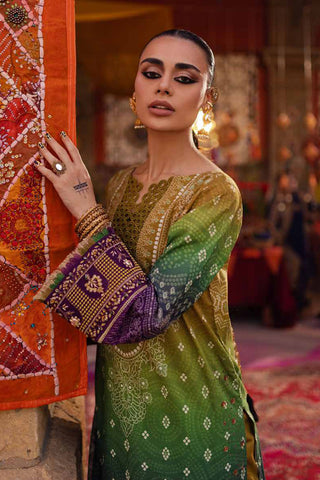 NS 132 Bazar Embroidered Embellished Lawn Collection Vol 2