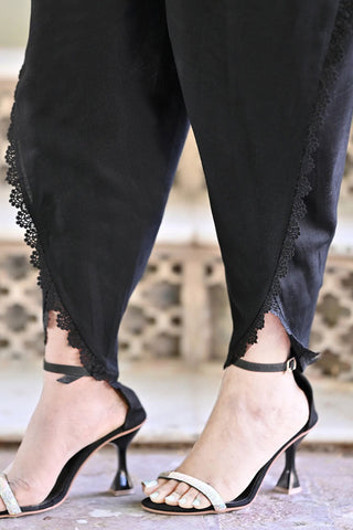 Black Embellished Trouser