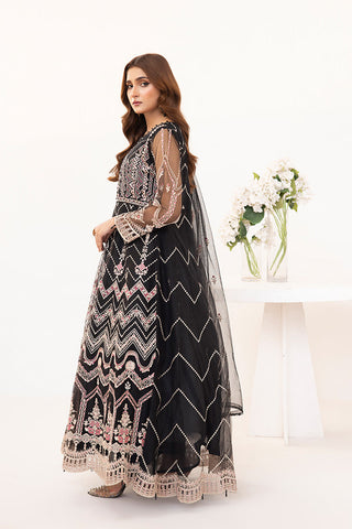Embroidered Net Maxi Dress