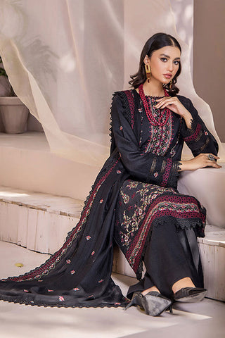 Jahan-e-Sukhan Peach Embroidery Collection - JS-01