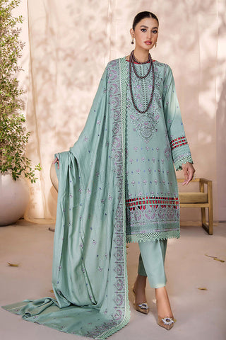 Jahan-e-Sukhan Peach Embroidery Collection - JS-07