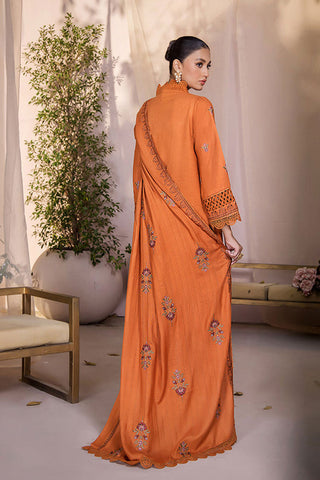 Jahan-e-Sukhan Peach Embroidery Collection - JS-09