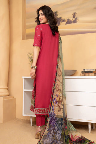 Luxury Lawn Collection - Scarlet Red