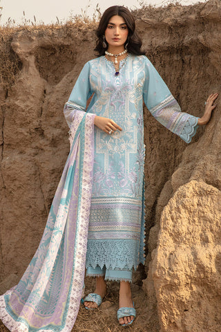 Aghaaz Luxury Unstitched Lawn Collection - 1134
