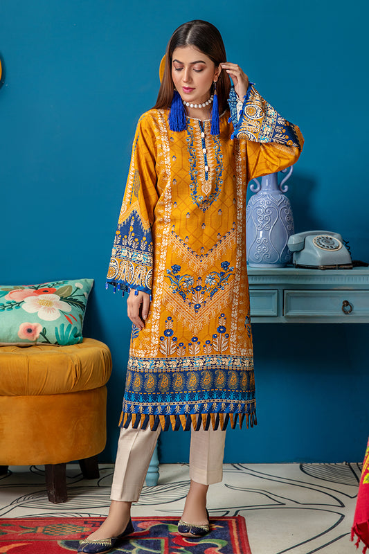 Picture of 1-PC Unstitched Khaddar Kurti - Available at Raja Sahib