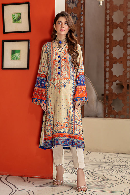 Picture of 1-PC Unstitched Khaddar Kurti - Available at Raja Sahib