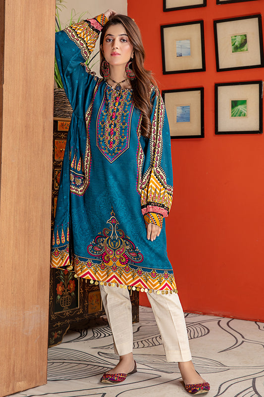 Picture of 1-PC Unstitched Khaddar Kurti - Available at Raja Sahib