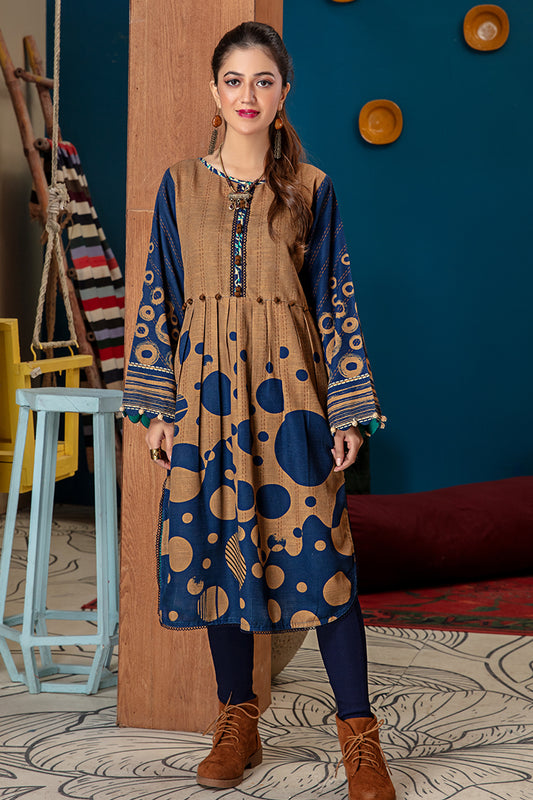 Picture of 1-PC Unstitched Khaddar Kurti - Available at Raja Sahib