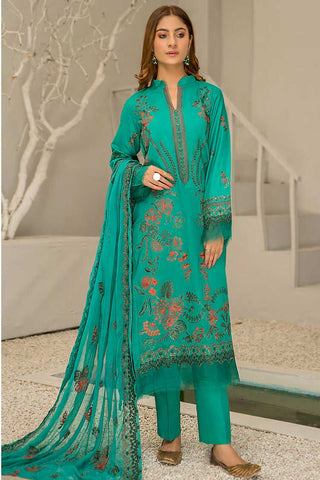 BR 08 Shaley Embroidered Lawn Collection Vol 1