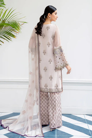 S 1107 Muted Pesca Safeera Embroidered Chiffon Collection Vol 11