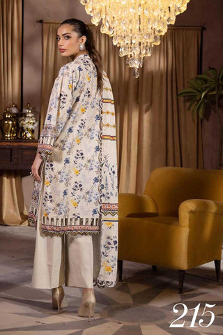 Design 215 Aleena Embroidered Khaddar Collection