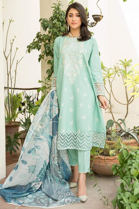 Picture of Ellena - 3-PC Stitched Lawn Suit - Available at Raja Sahib