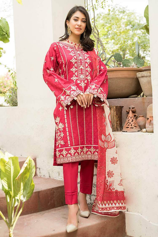 Picture of Ellena - 3-PC Stitched Lawn Suit - Available at Raja Sahib