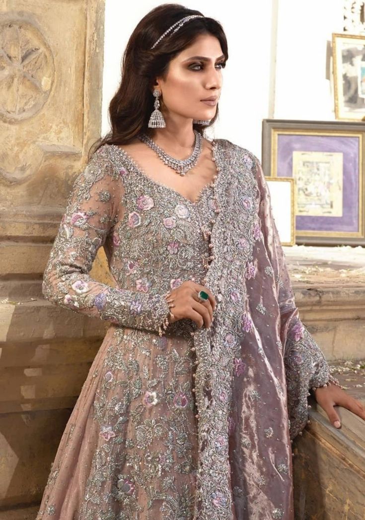 Red Pakistani Bridal Dress Lehenga Style Pakistani Wedding Dress – Nameera  by Farooq